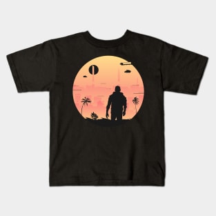 Minimalist cyberpunk Kids T-Shirt